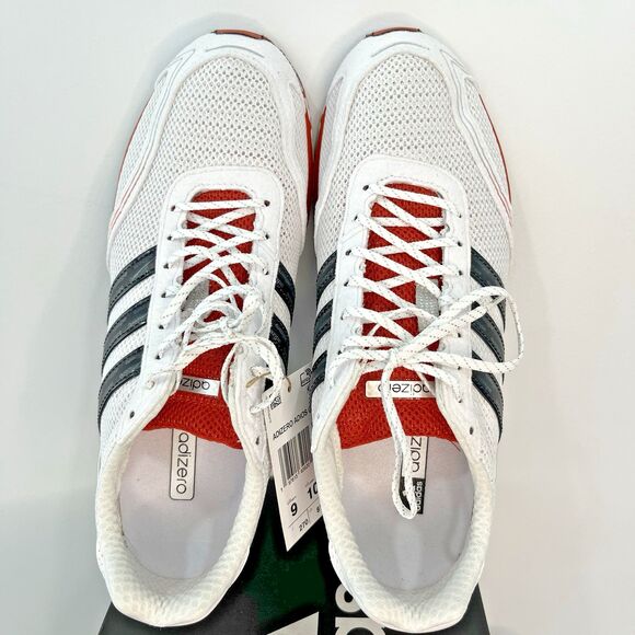 Adidas Adizero Adios OG Cloud White/Preloved Red/Core Black JH9972 Men\'s Size 9